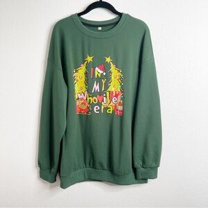 In My‎ Whoville Era Christmas Crewneck Sweatshirt The Grinch Medium